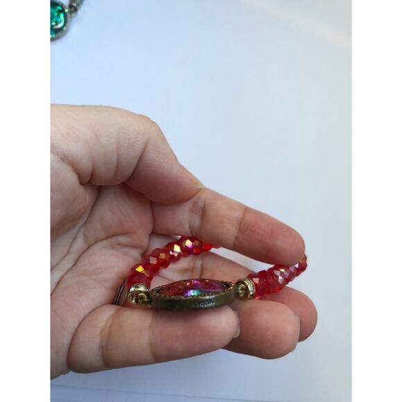 Kirks Folly Red Sun Face Bracelet - Picture 7 of 10